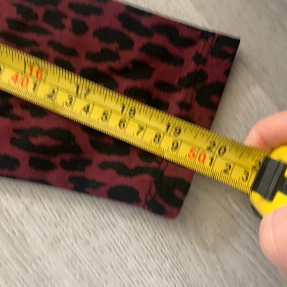 NWT Beach Lunch Lounge‎ Skye animal print Leopard Dress maroon black career M - Picture 6 of 10